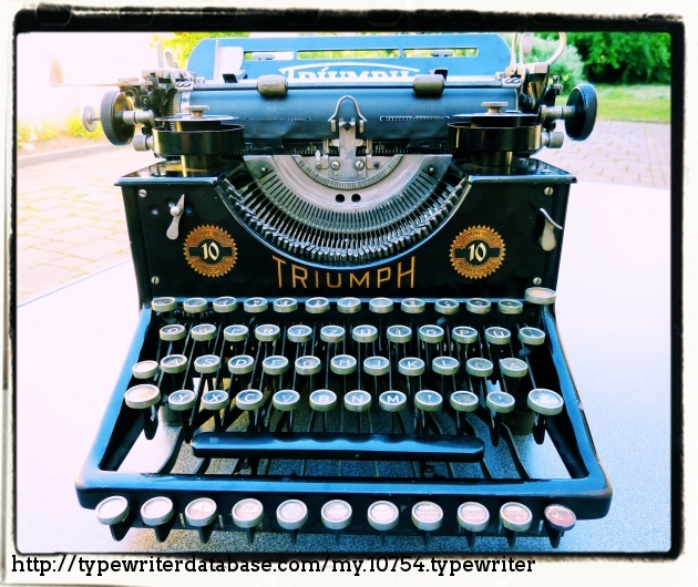 1933 Triumph 10 on the Typewriter Database